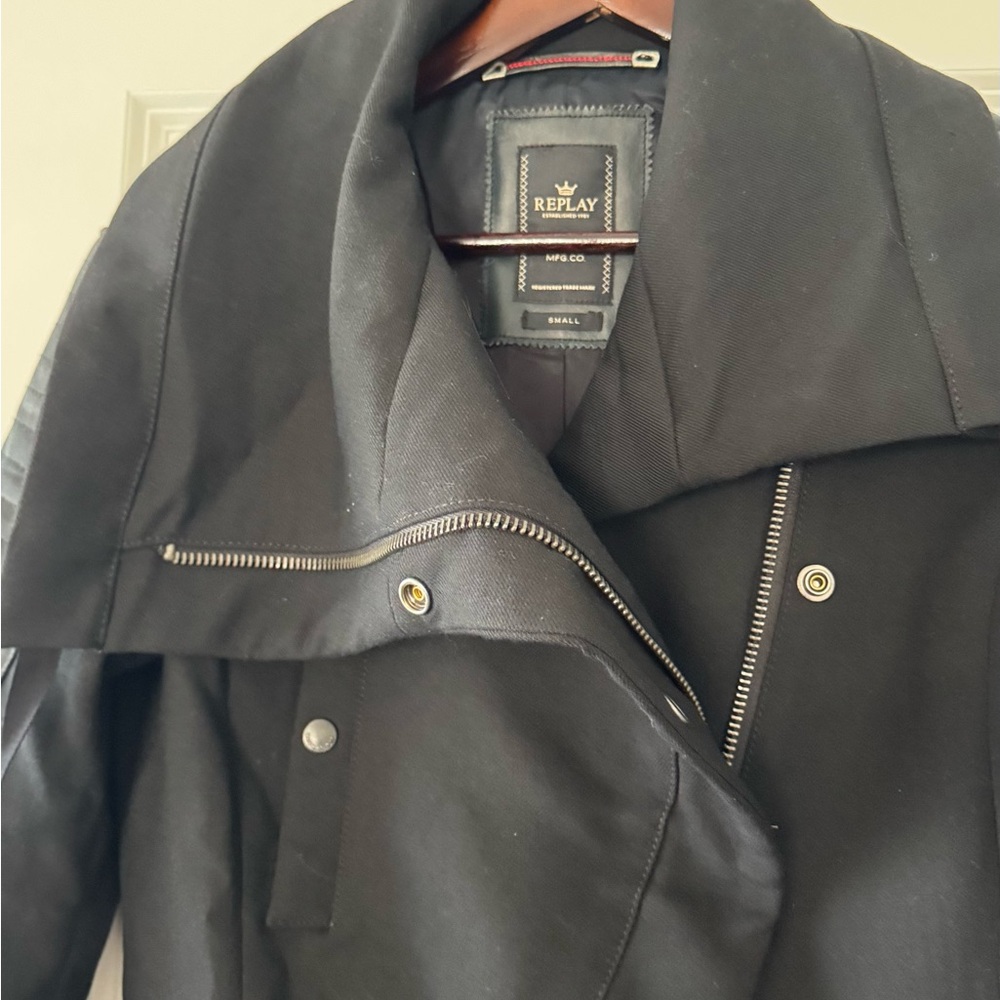 Replay woman Black Trench Coat